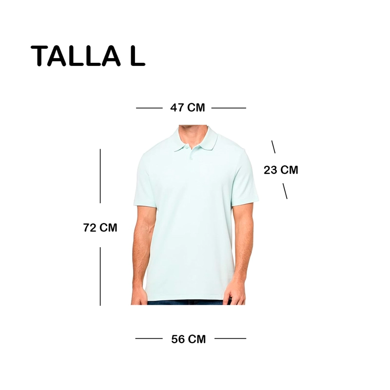 POLO CALVIN KLEIN AZUL SUSURRO HOMBRE TALLA L - 2