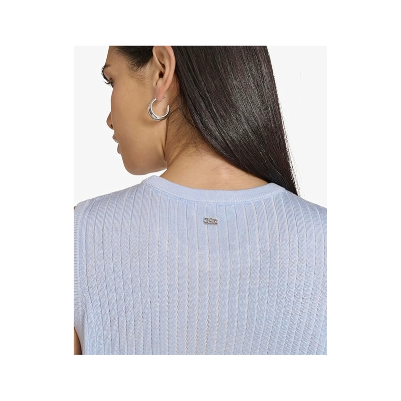 CALVIN KLEIN SUETER DE PUNTO SIN MANGAS PARA DAMA TALLA XS - 7