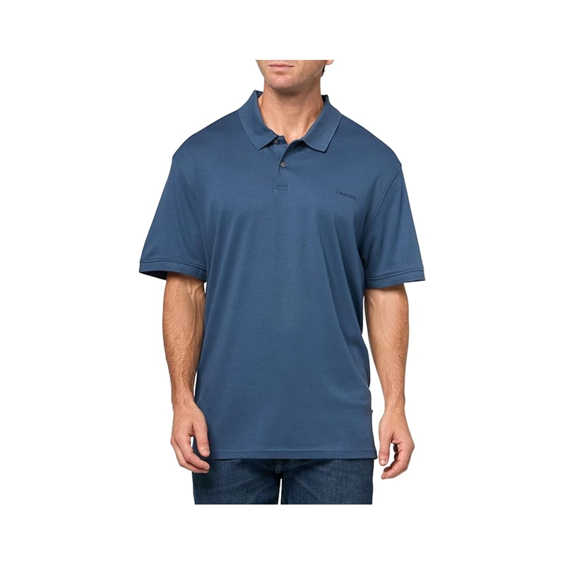 POLO CON CUELLO CALVIN KLEIN HOMBRE BLUE TALLA M - 1