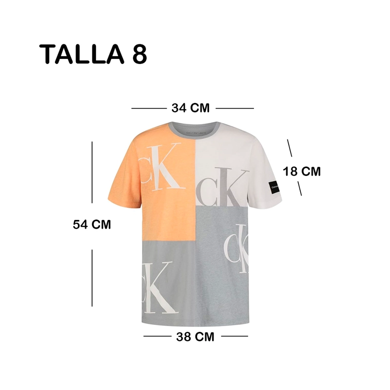 POLO MANGA CORTA CALVIN KLEIN FASHION INFANTIL TALLA 8 - 2