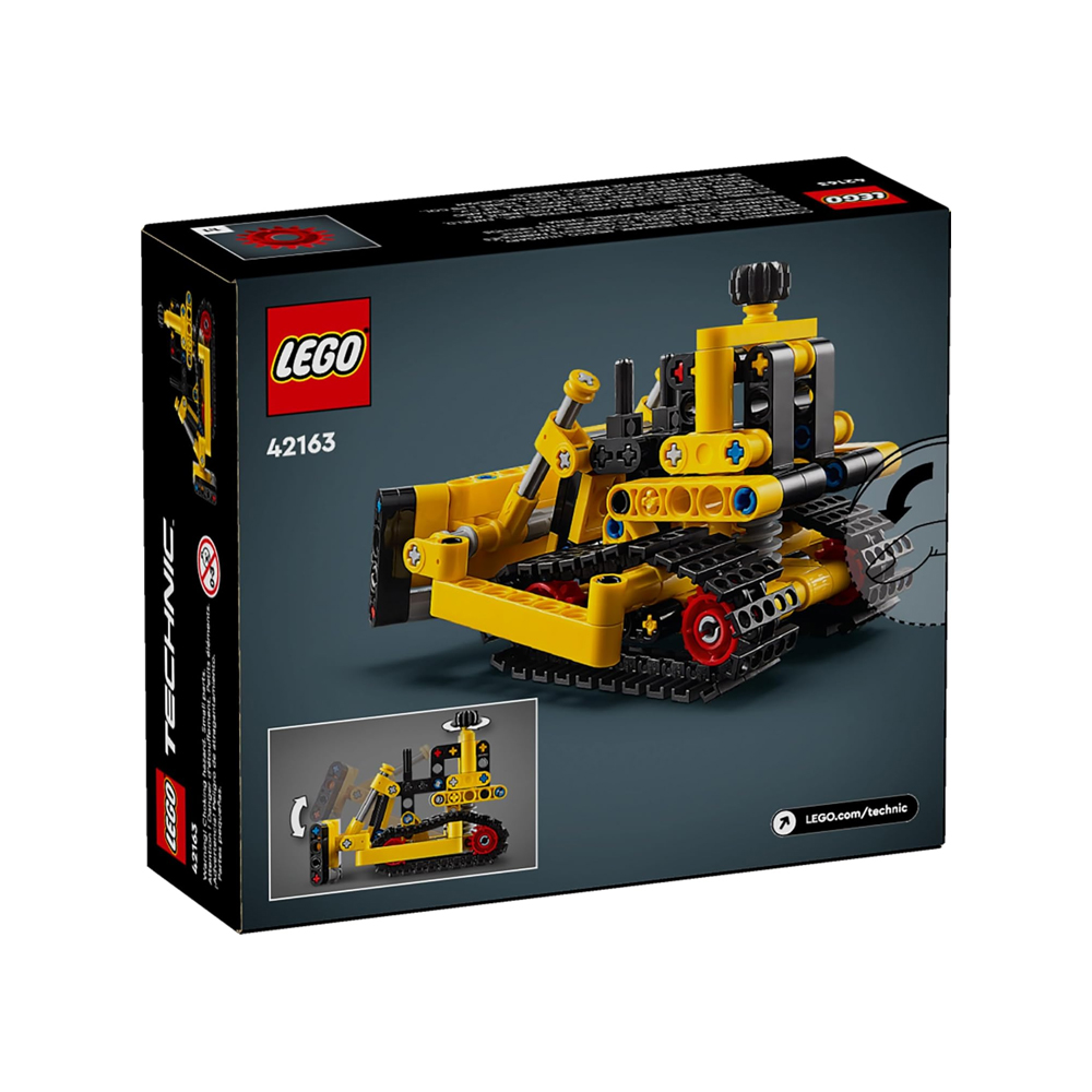 LEGO TECHNIC HEAVY DUTY BULLDOZER BUILDING SET 42163 - 6