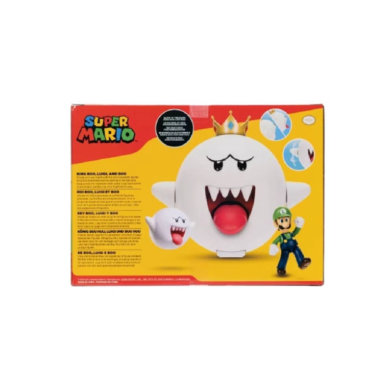NINTENDO KING BOO WITH LUIGI ACTION FIGURE SET - 6