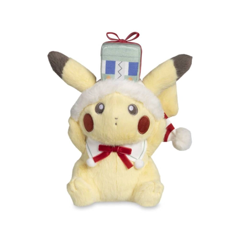 POKEMON CENTER NAVIDAD PIKACHU 39 CM EXCLUSIVO - 1