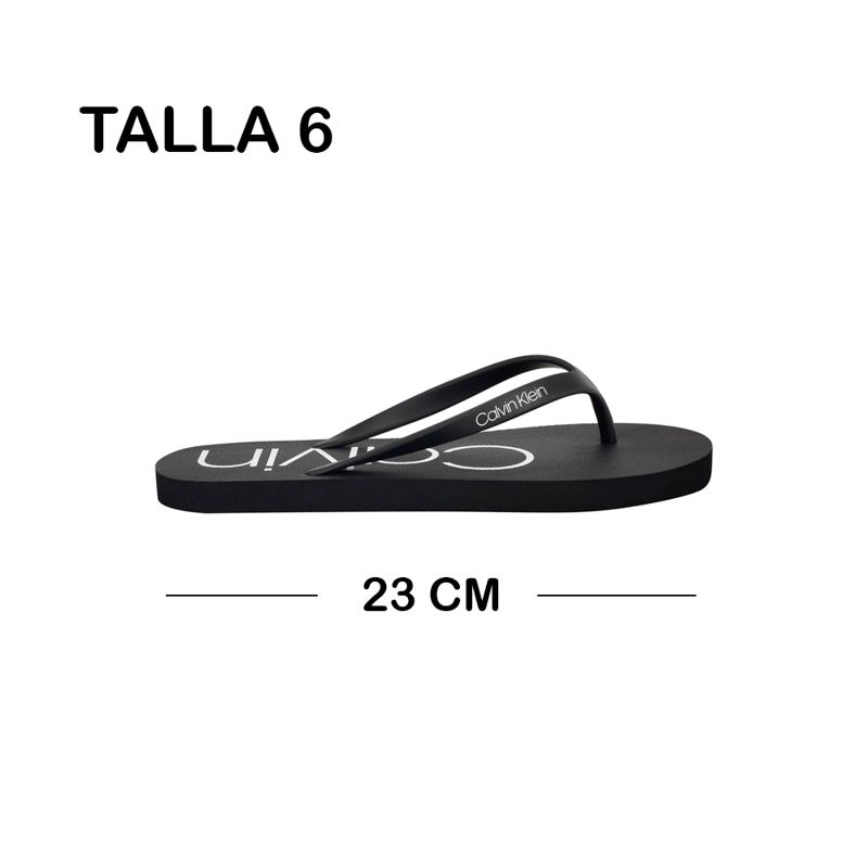 SANDALIAS SALMA BLACK CALVIN KLEIN PARA MUJER TALLA 6 - 2