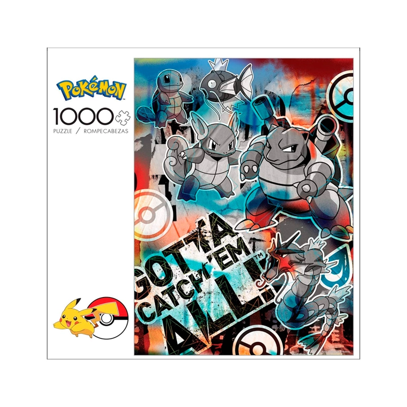POKEMON ROMPECABEZA 1000 PIEZAS AGUA TEAM - 4
