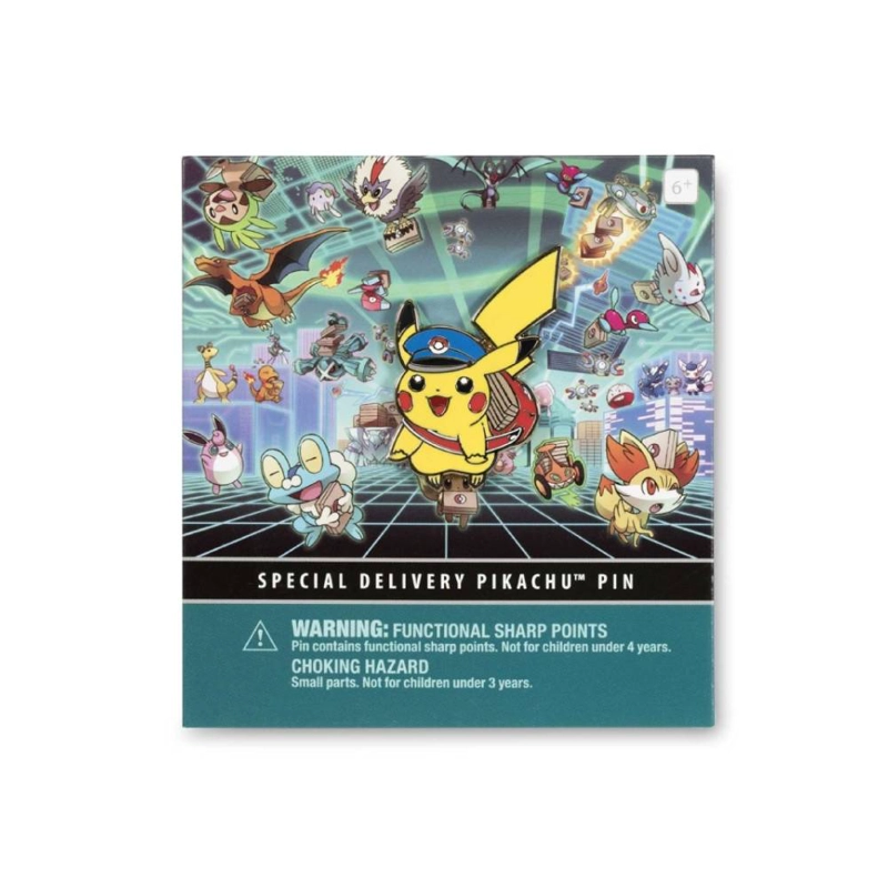 POKEMON CENTER PIKACHU CARTERO PIN - 3