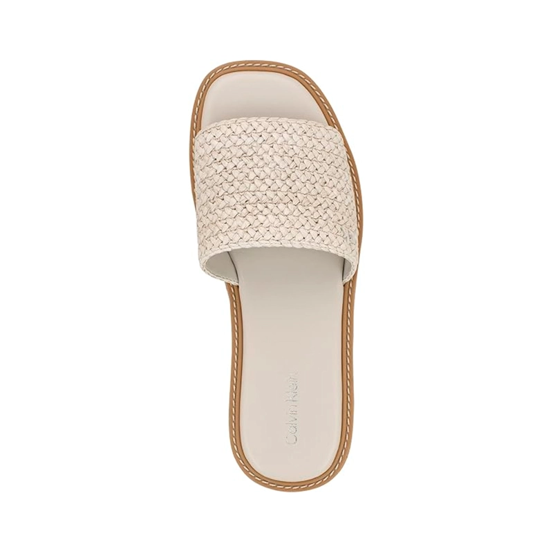 SANDALIA CALVIN KLEIN ARZELIA  WHITE 140 DAMA TALLA 5 5 - 3