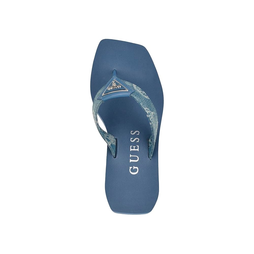 SANDALIA GUESS DEMMEY DARK BLUE DAMA TALLA 6 - 2