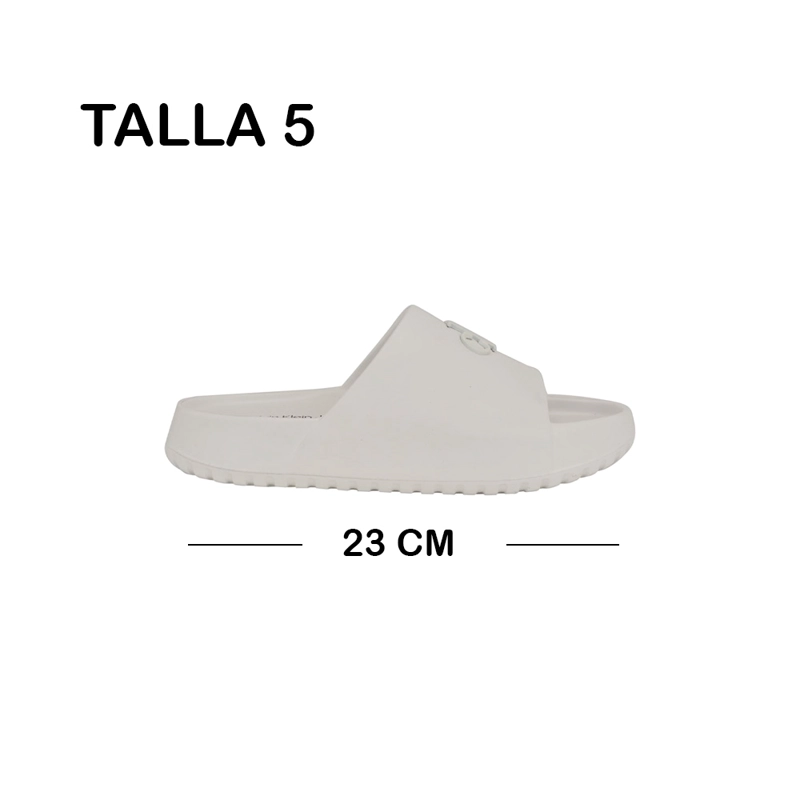 SANDALIA CALVIN KLEIN NANZEY WHITE DAMA TALLA 5 - 2
