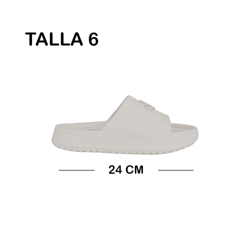 SANDALIA CALVIN KLEIN NANZEY WHITE DAMA TALLA 6 - 2