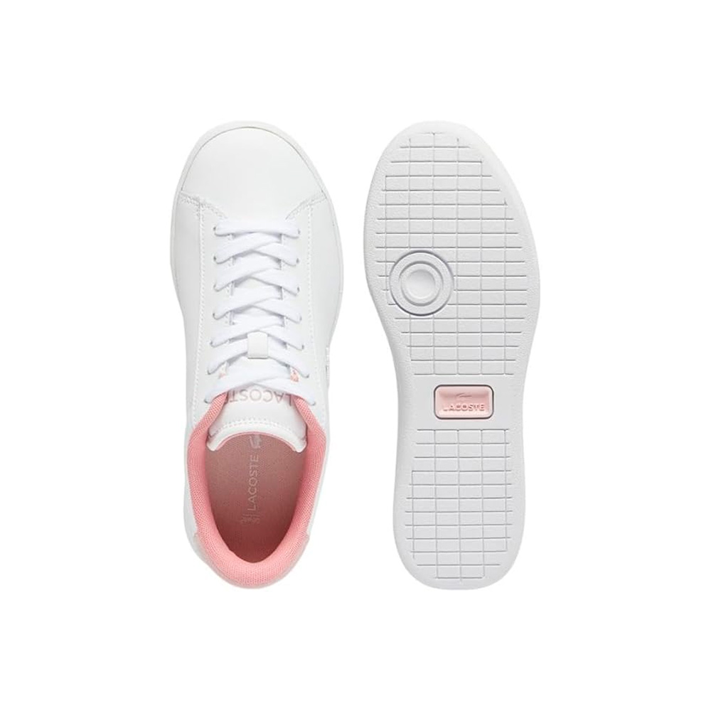 ZAPATILLA LACOSTE CARNABY SET WHITE PINK DAMA TALLA 5 5 - 5