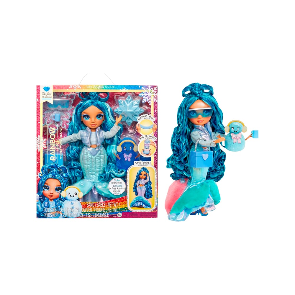 MUÑECA RAINBOW HIGH WINTER WONDERLAND SKYLER BLUE - 1
