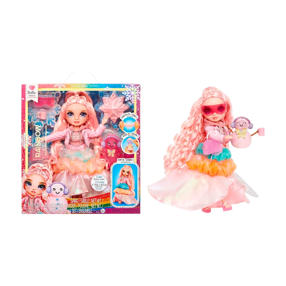 MUÑECA RAINBOW HIGH WINTER WONDERLAND BELLA PINK - 1