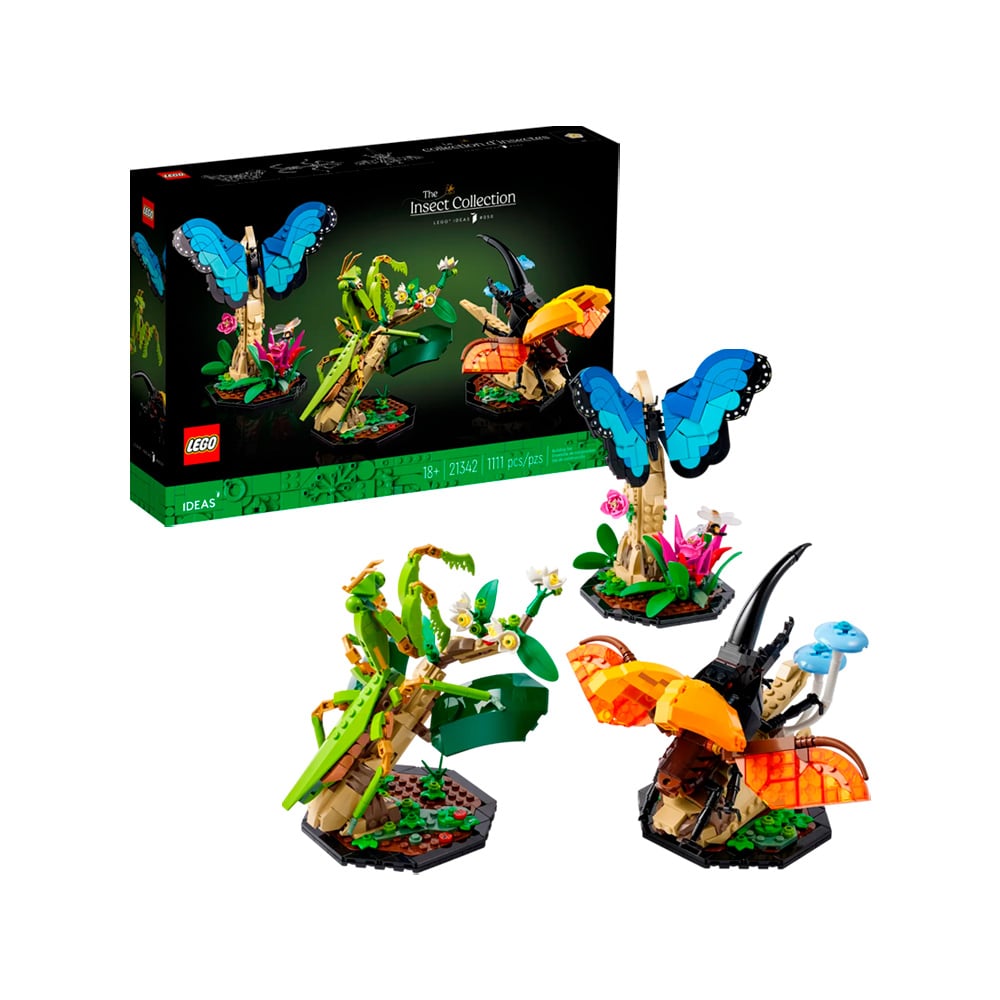 LEGO IDEAS THE INSECT COLLECTION SET AND NATURE DECO 21342 - 1