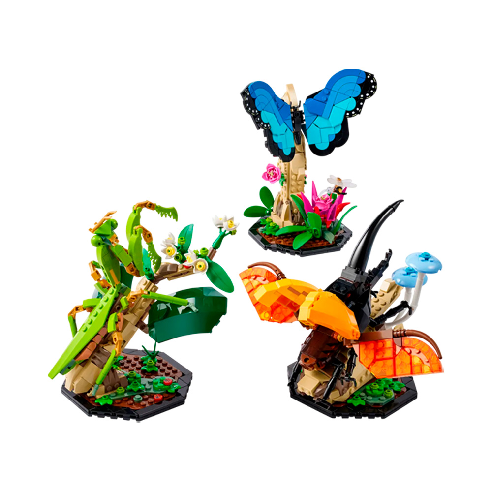 LEGO IDEAS THE INSECT COLLECTION SET AND NATURE DECO 21342 - 2