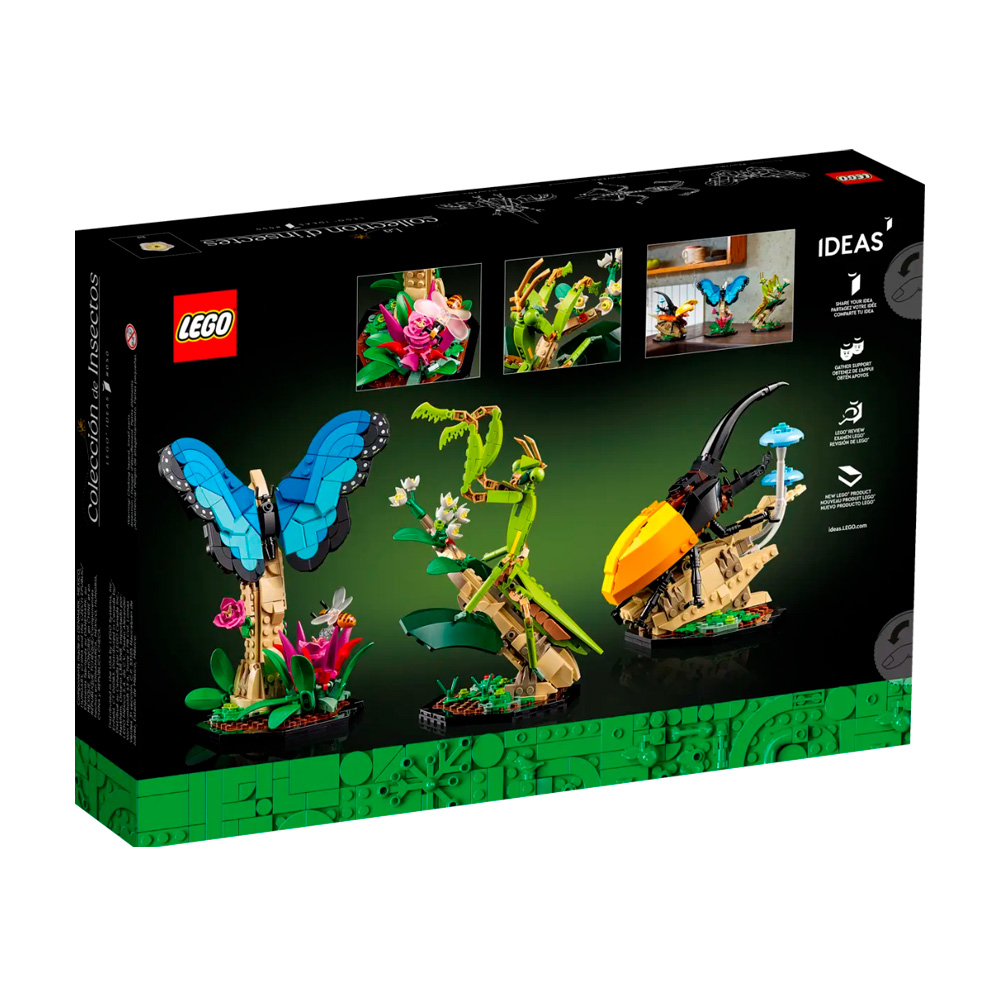 LEGO IDEAS THE INSECT COLLECTION SET AND NATURE DECO 21342 - 6