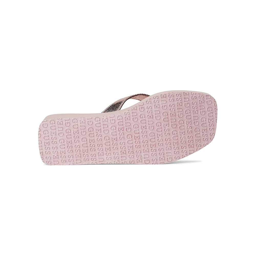 SANDALIA GUESS ELOWEN LIGHT PINK DAMA TALLA 6 - 4