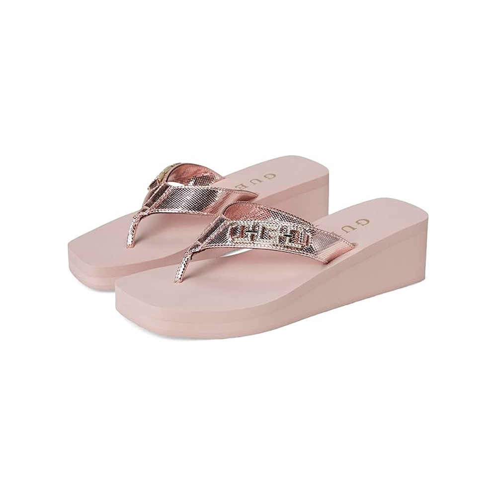 SANDALIA GUESS ELOWEN LIGHT PINK DAMA TALLA 6 - 6