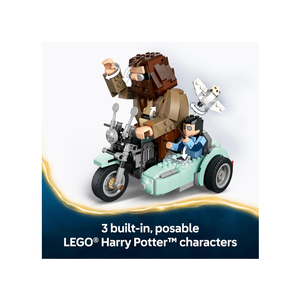 LEGO HARRY POTTER HAGRID HARRYS MOTORCYCLE 76443 - 4