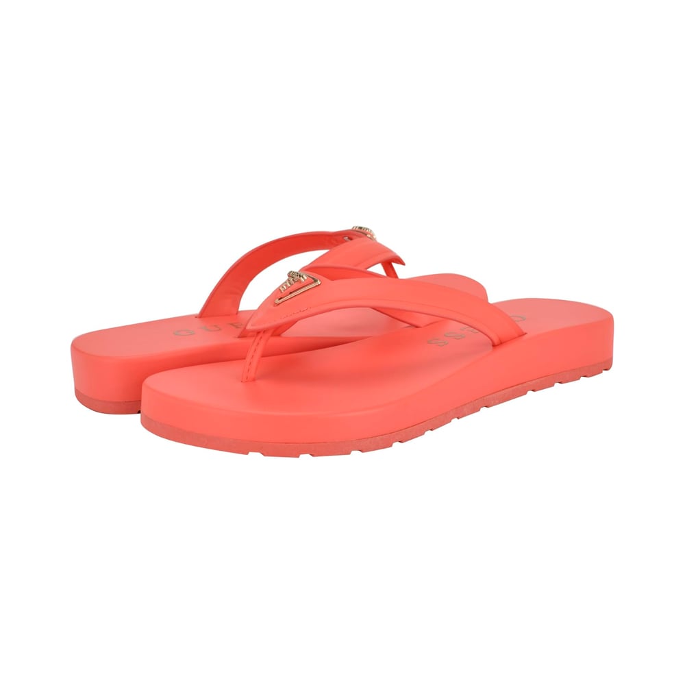SANDALIA GUESS DAMA CANDRY ORANGE TALLA 6 - 5