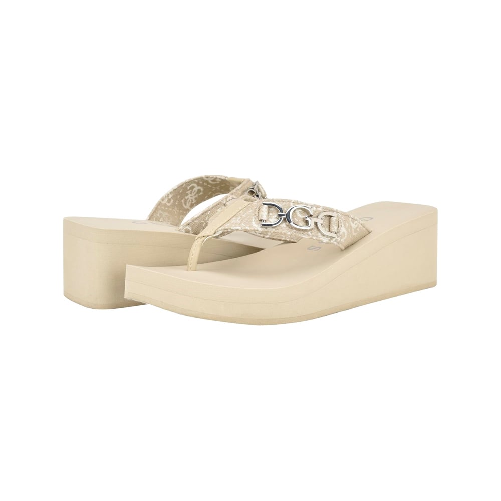 SANDALIA GUESS EDANY TAUPE DAMA TALLA 6 - 5