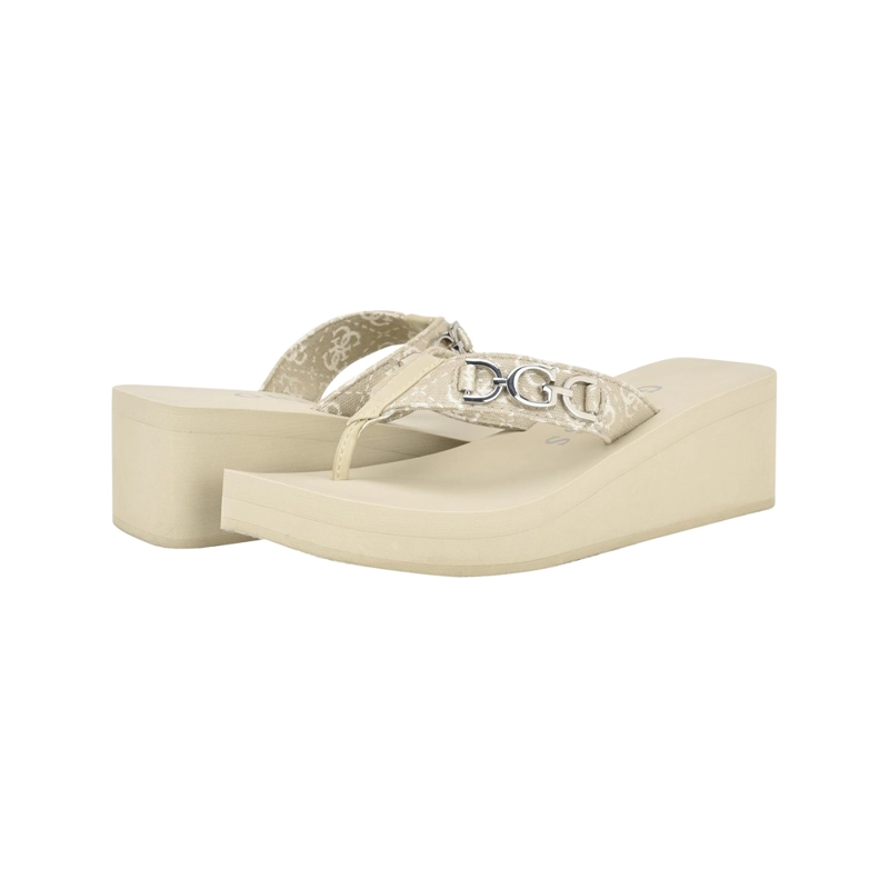 SANDALIA GUESS EDANY TAUPE DAMA TALLA 6 - 6