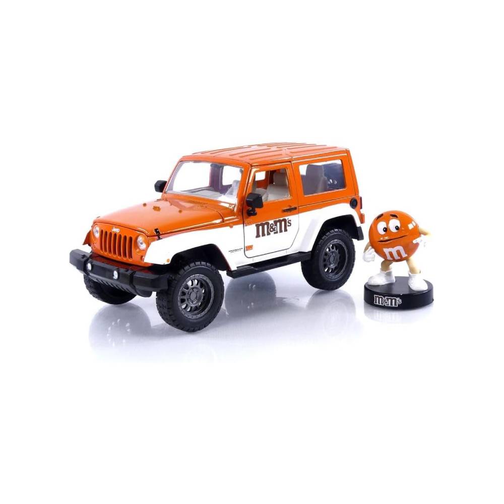 JADA MMS 1 24 JEEP WRANGLER DIE CAST 2007 ORANGE - 1