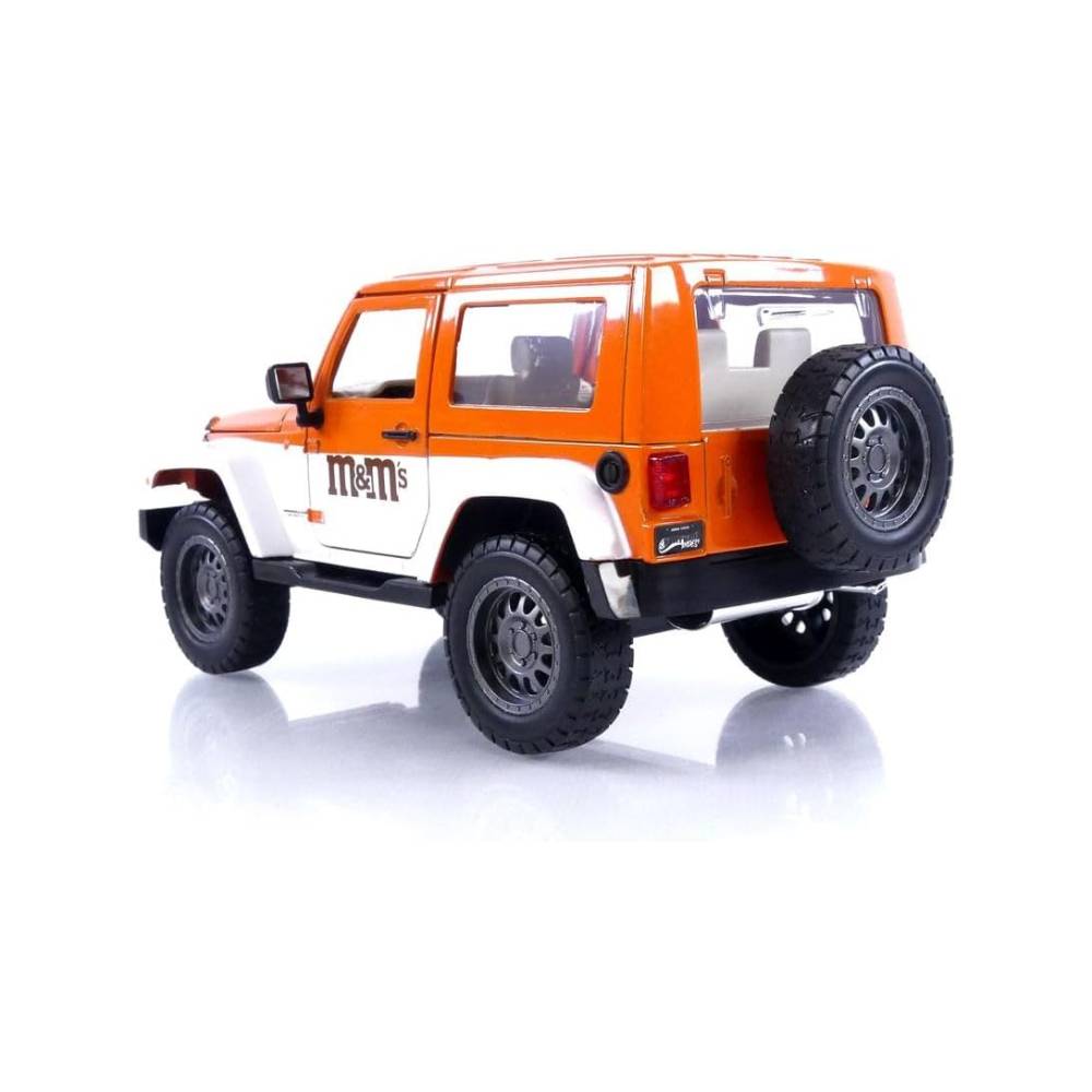 JADA MMS 1 24 JEEP WRANGLER DIE CAST 2007 ORANGE - 4
