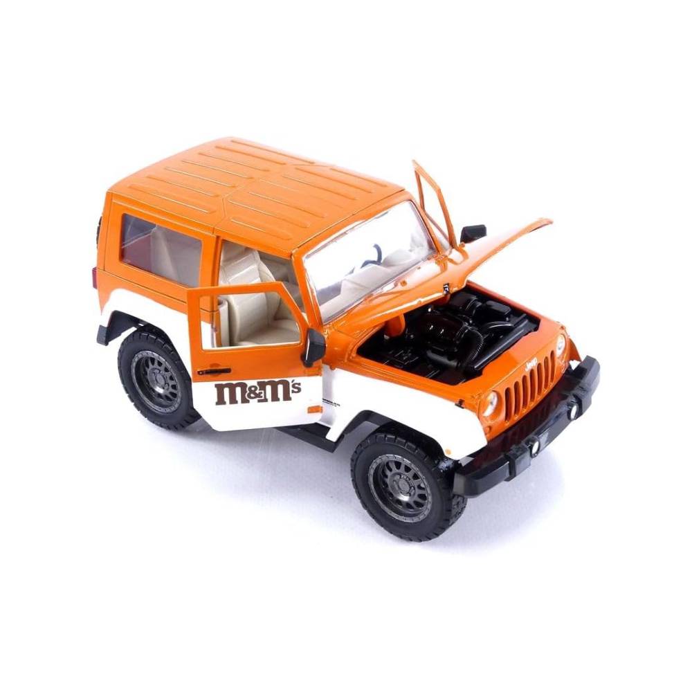JADA MMS 1 24 JEEP WRANGLER DIE CAST 2007 ORANGE - 5