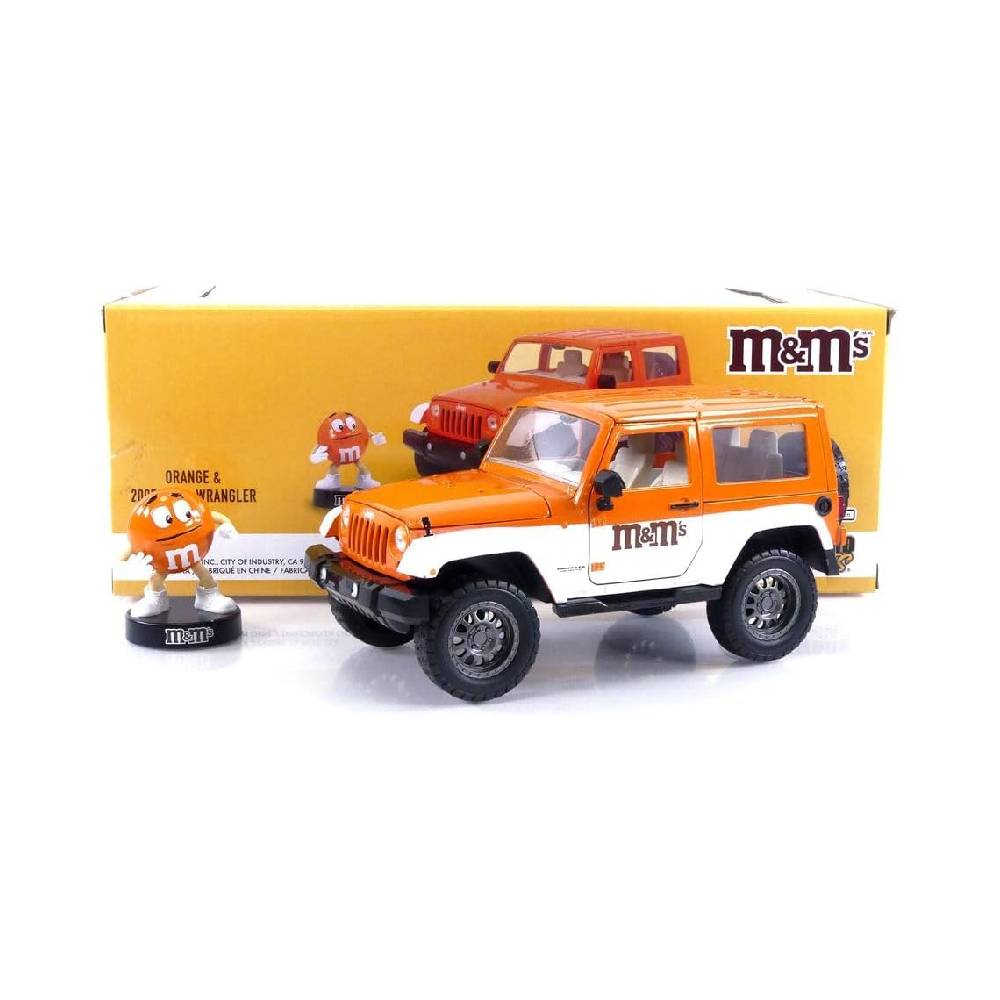 JADA MMS 1 24 JEEP WRANGLER DIE CAST 2007 ORANGE - 6