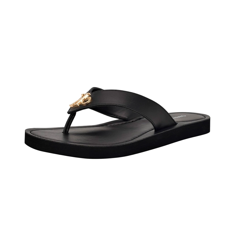 SANDALIA CALVIN KLEIN JAIMZE BLACK DAMA TALLA 6 - 1