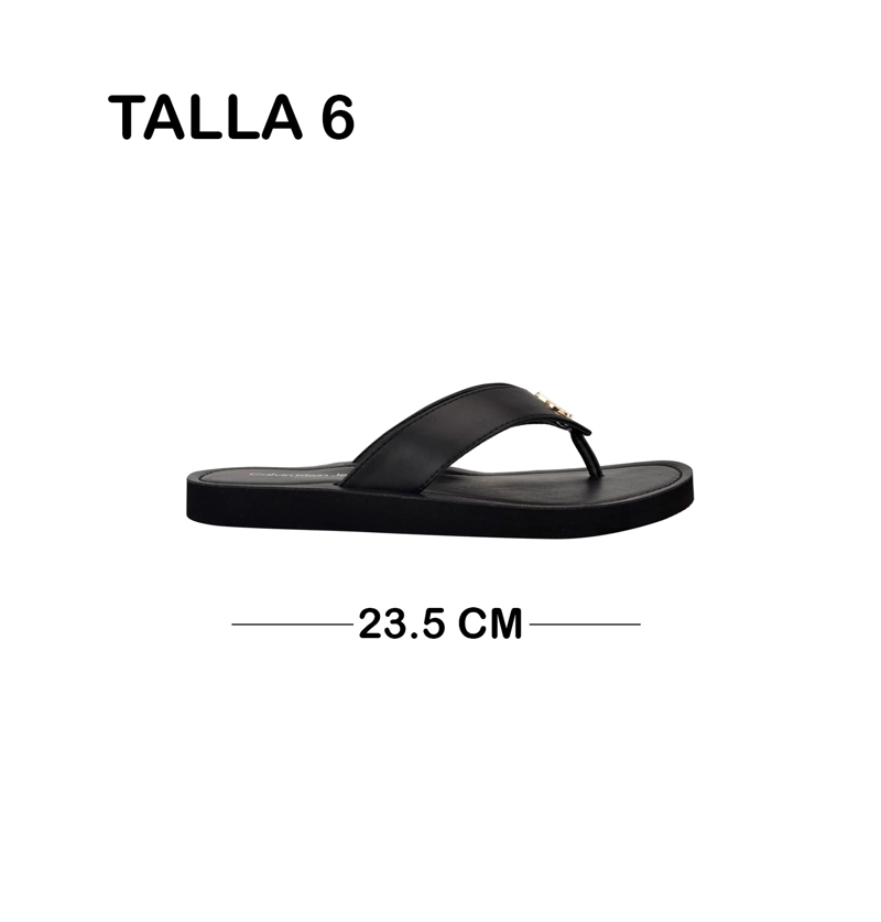 SANDALIA CALVIN KLEIN JAIMZE BLACK DAMA TALLA 6 - 2