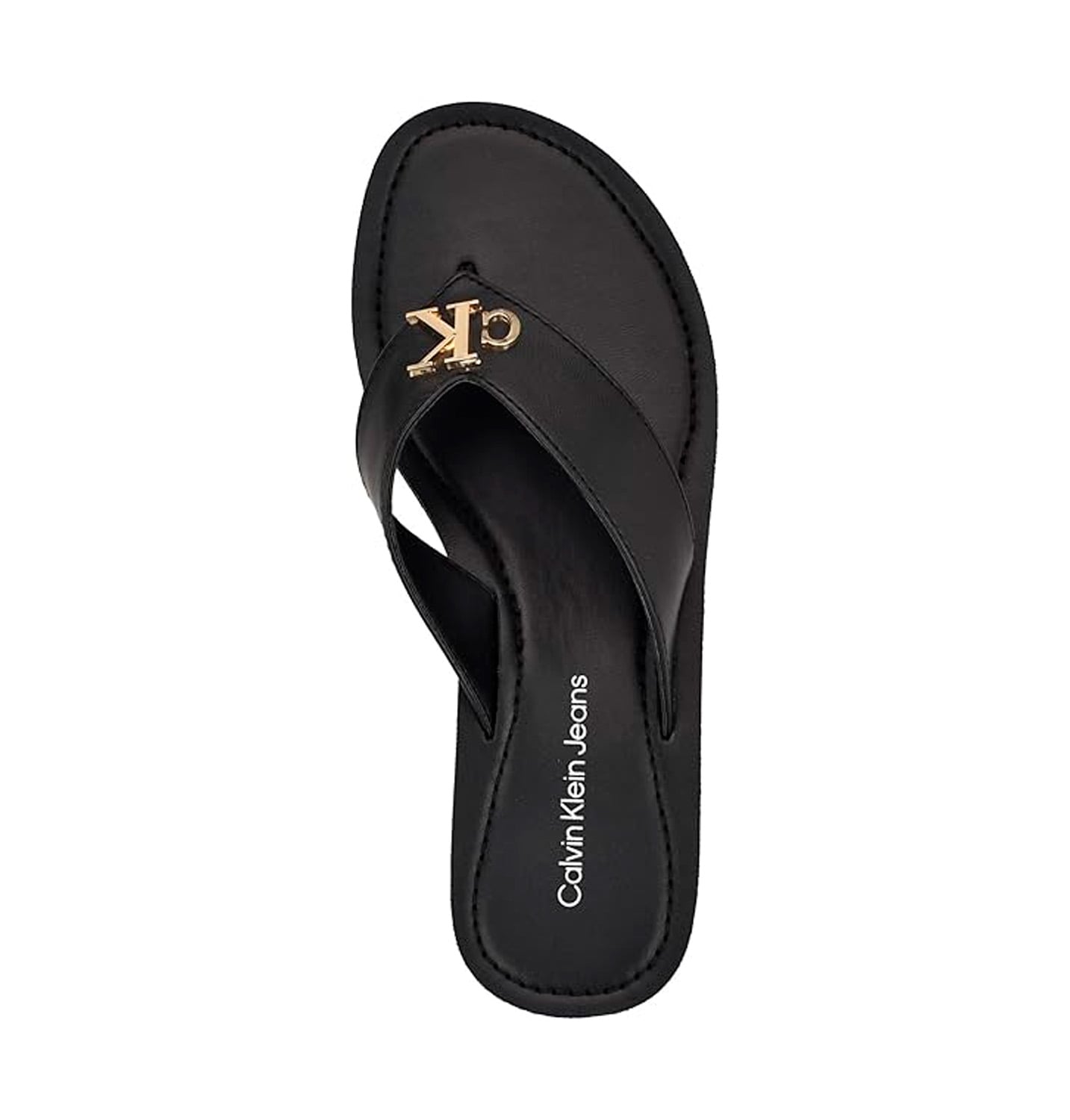 SANDALIA CALVIN KLEIN JAIMZE BLACK DAMA TALLA 6 - 2