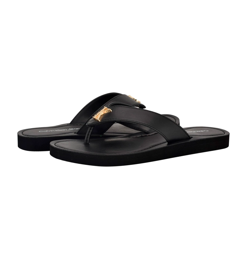 SANDALIA CALVIN KLEIN JAIMZE BLACK DAMA TALLA 6 - 6