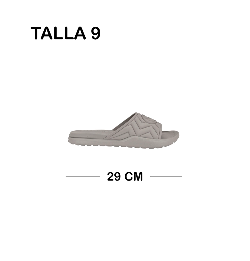 SANDALIA GUESS MOLIANO LIGHT GRAY HOMBRE TALLA 9 - 2