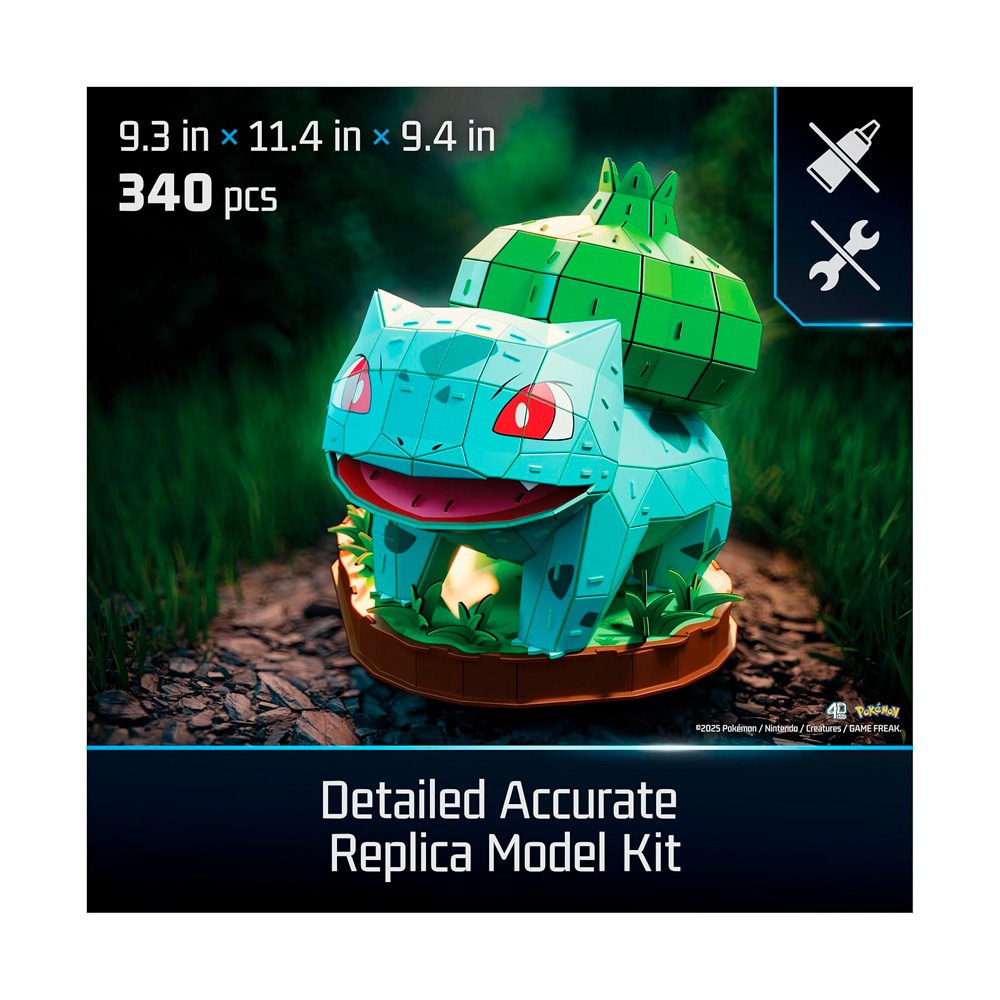 POKEMON 4D BUILD KANTO 3D MODEL KIT BULBASAUR - 3