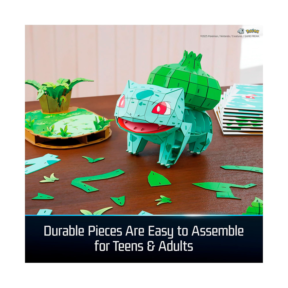 POKEMON 4D BUILD KANTO 3D MODEL KIT BULBASAUR - 5