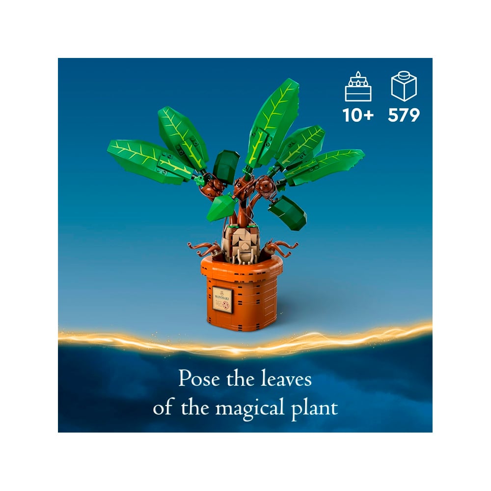 LEGO HARRY POTTER MANDRAKE FIGURE POT PLANT 76433 - 4