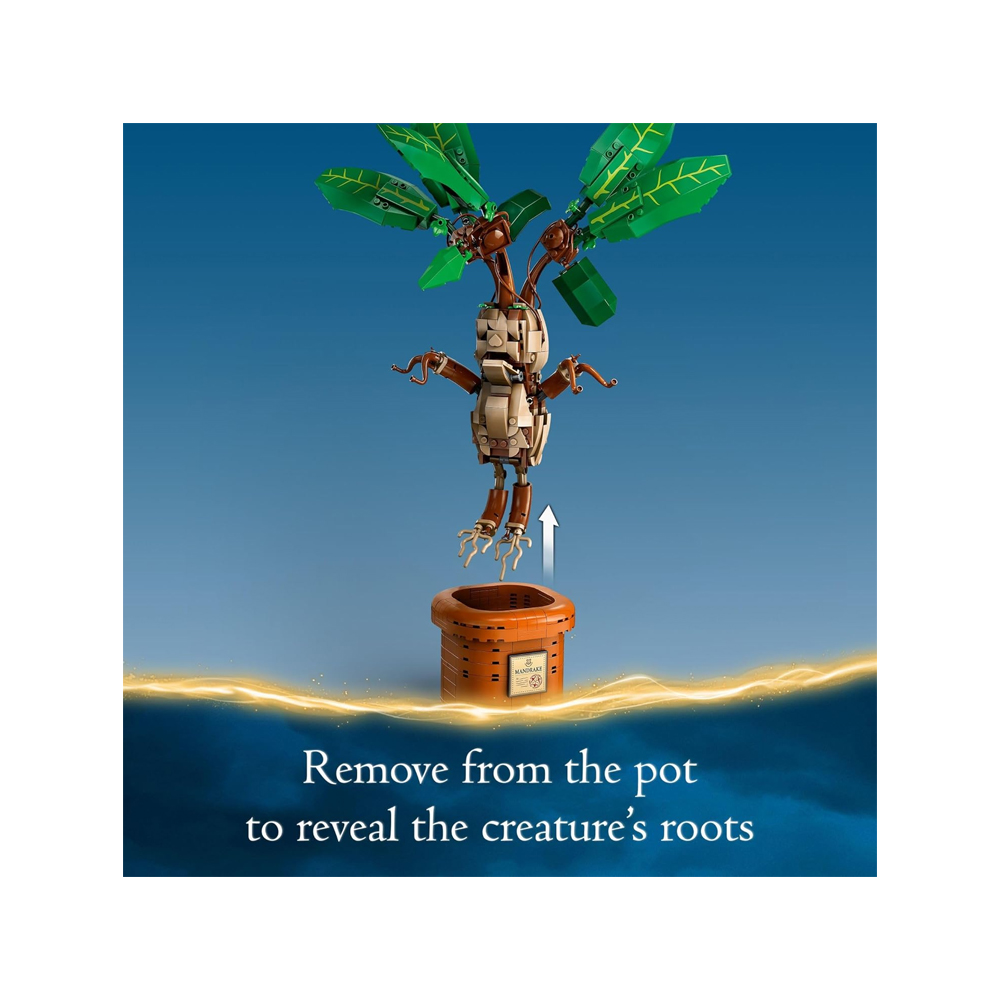 LEGO HARRY POTTER MANDRAKE FIGURE POT PLANT 76433 - 6