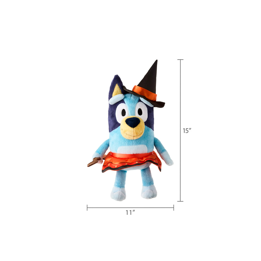 PELUCHE BLUEY DISFRAZ DE BRUJA DE HALLOWEEN 36 CM - 5