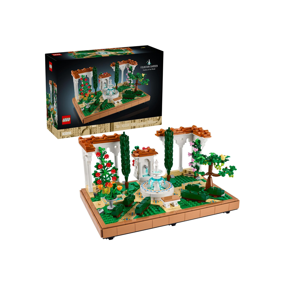 LEGO ICONS FOUNTAIN GARDEN BUILDING SET 10359 - 1