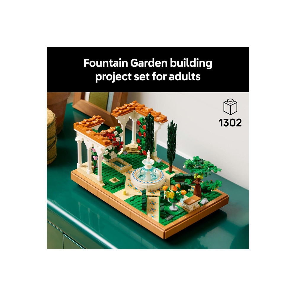 LEGO ICONS FOUNTAIN GARDEN BUILDING SET 10359 - 2