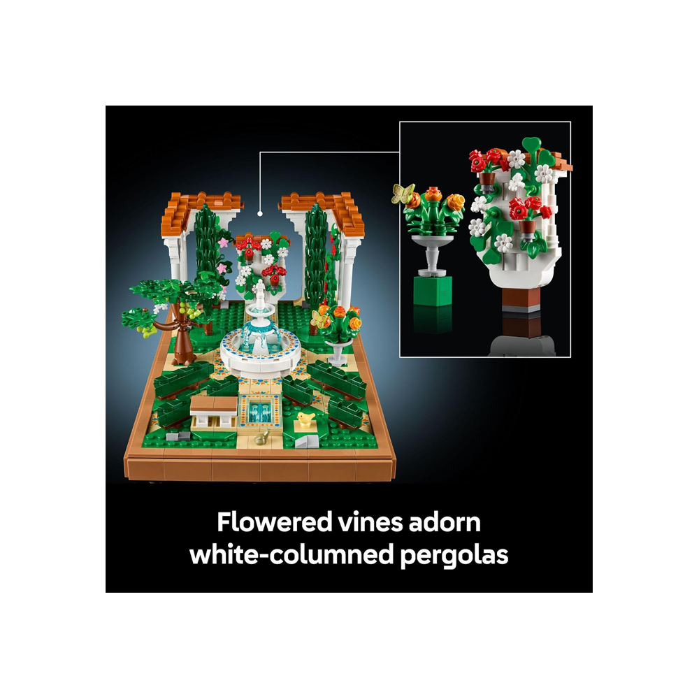 LEGO ICONS FOUNTAIN GARDEN BUILDING SET 10359 - 5