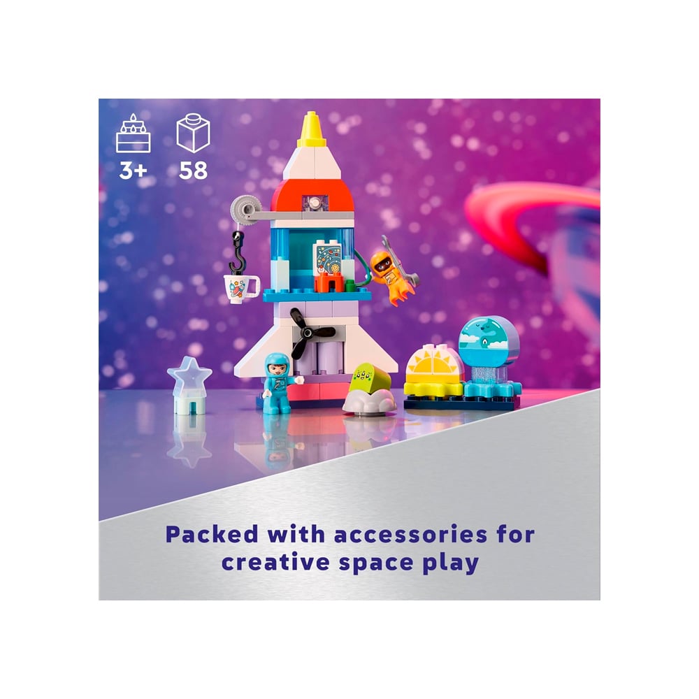 LEGO DUPLO 3 IN 1 SPACE SHUTTLE ADVENTURE TODDLER 10422 - 3