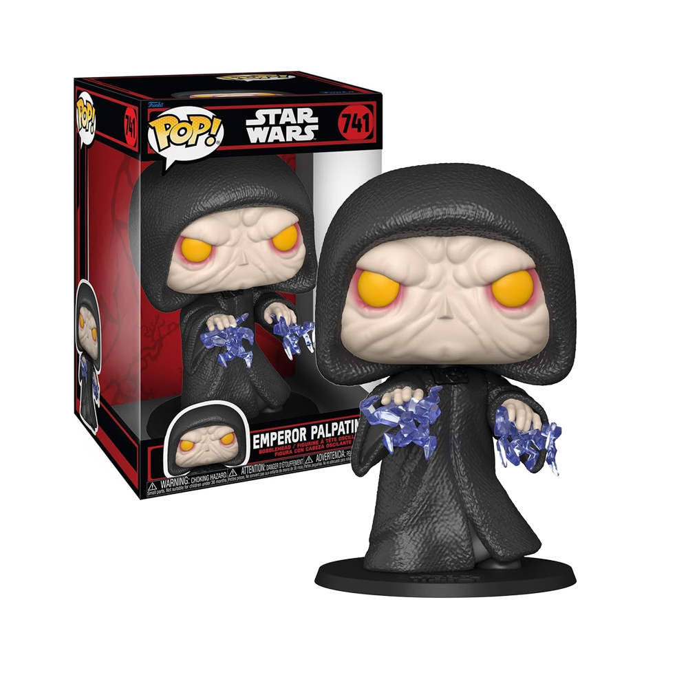 FUNKO POP JUMBO 741 STAR WARS DARKSIDE EMPEROR PALPATINE - 1