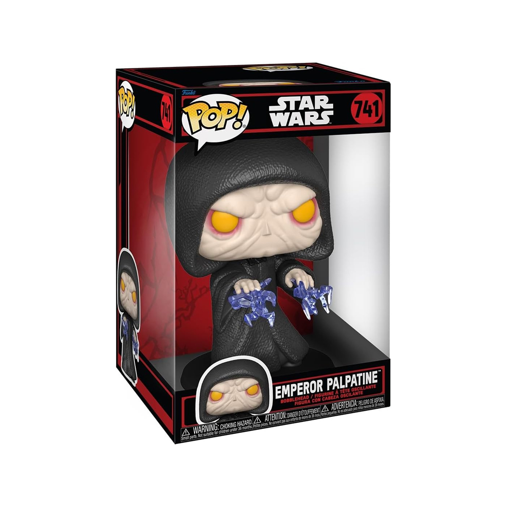 FUNKO POP JUMBO 741 STAR WARS DARKSIDE EMPEROR PALPATINE - 3