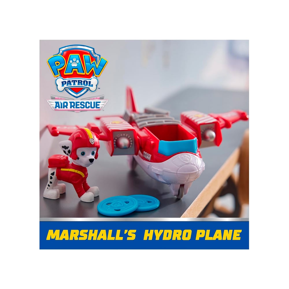PAW PATROL AIR RESCUE MARSHALL ACTION HERO HYDRO AIRPLANE - 3
