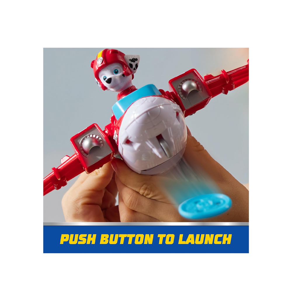 PAW PATROL AIR RESCUE MARSHALL ACTION HERO HYDRO AIRPLANE - 5