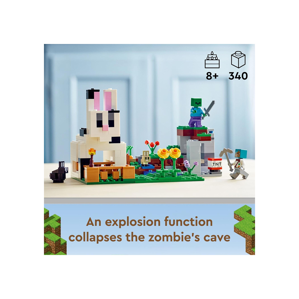 LEGO MINECRAFT THE RANCH RABBIT ZOMBIE 21181 - 2