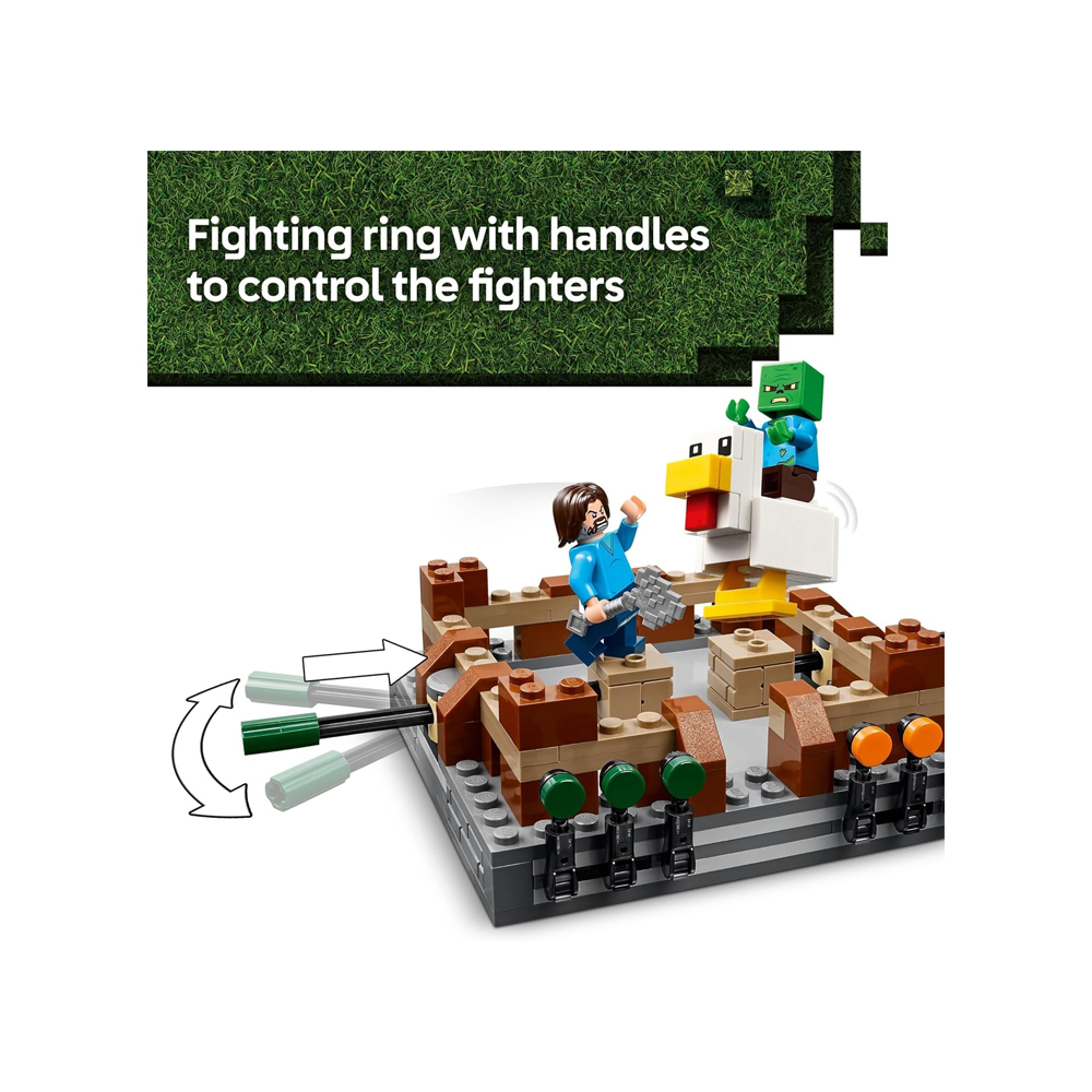 LEGO MINECRAFT WOODLAND MANSION FIGHTING RING 21272 - 3